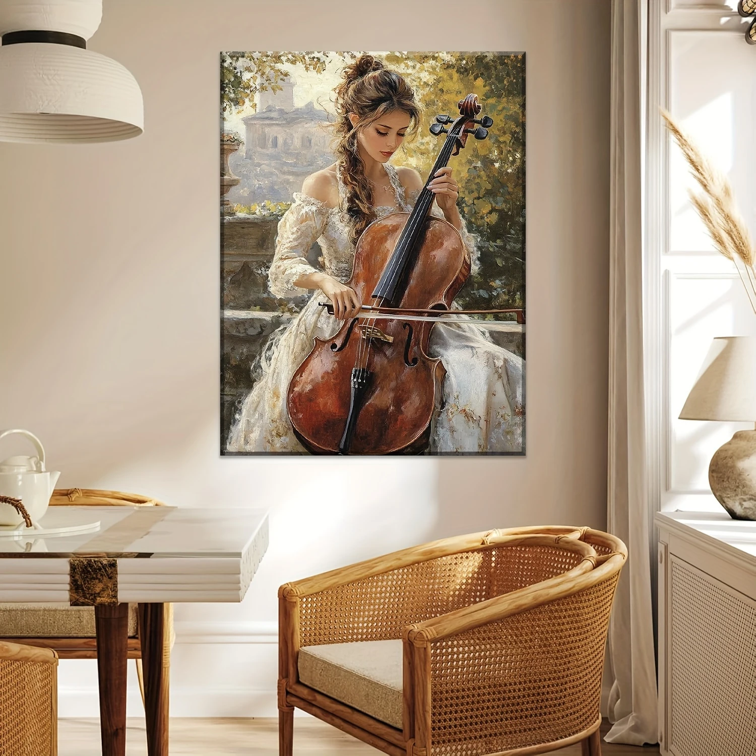 Cello Elegant Woman 500/1000/1200/2000 PCS Jigsaw Puzzles Family Activity Relaxing Games for Living Room Home Decor Frameless
Cello Elegant Woman 500/1000/1200/2000 PCS Jigsaw Puzzles Family Activity Relaxing Games for Living Room Home Decor Frameless
