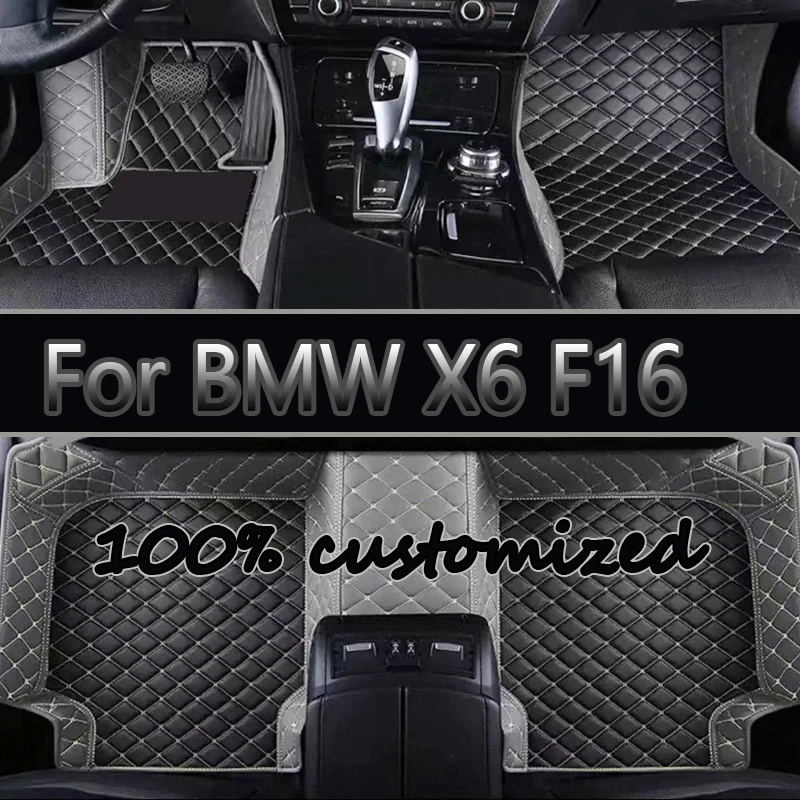 Car floor mats for BMW X6 F16 2015 2016 2017 2018 2019 Custom auto foot Pads automobile carpet cover interior accessories
Car floor mats for BMW X6 F16 2015 2016 2017 2018 2019 Custom auto foot Pads automobile carpet cover interior accessories