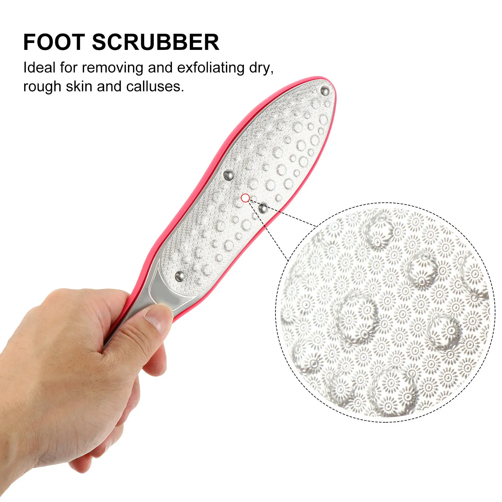 Foot File Callus Remover Stainless Steel Double Sided Pedicure Tool Hard Skin Scrubber Foot Care Rasp Exfoliating Tool
Foot File Callus Remover Stainless Steel Double Sided Pedicure Tool Hard Skin Scrubber Foot Care Rasp Exfoliating Tool