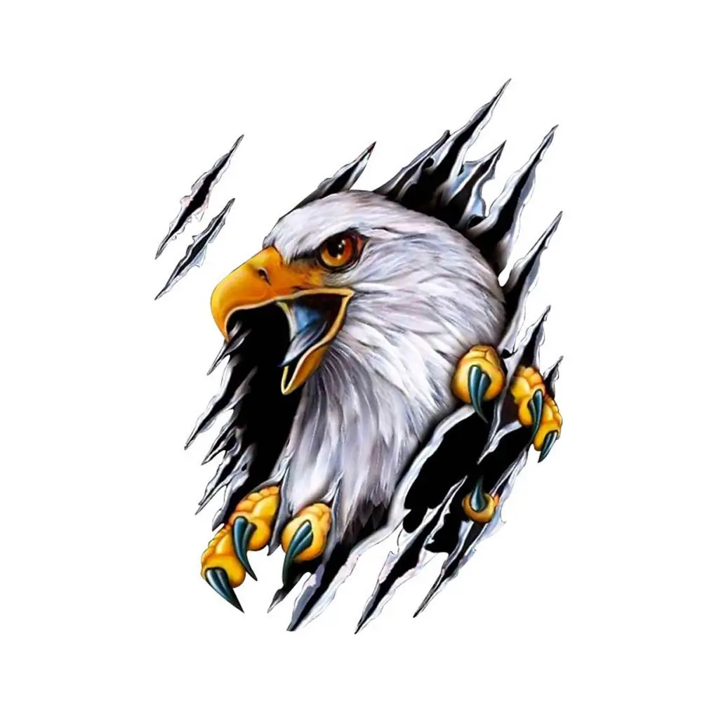 3D Car Sticker Animal Eagle Car-Styling Cartoon Vinyl Decal Car Bumper Rear Window Body Decoration Decal Accessories 11cm*15cm
3D Car Sticker Animal Eagle Car-Styling Cartoon Vinyl Decal Car Bumper Rear Window Body Decoration Decal Accessories 11cm*15cm