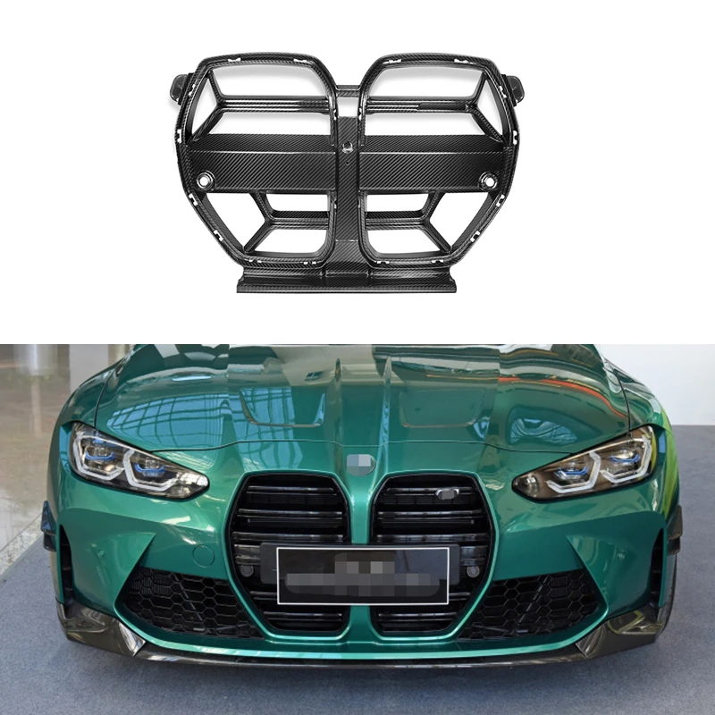 CSL Style Dry Vacuumed Carbon Fiber Grills For BMW G80 M3 G82 F83 M4 2021 2022 Without ACC Cut Car Front Bumper Grille
CSL Style Dry Vacuumed Carbon Fiber Grills For BMW G80 M3 G82 F83 M4 2021 2022 Without ACC Cut Car Front Bumper Grille