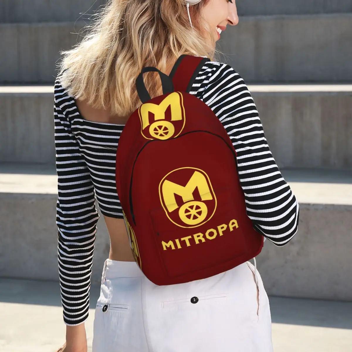 Moped Mitropa Logo Student Backpack School Bag Hiking Travel Daypack for Men Women Fashion Bookbag Shoulder Bags
Moped Mitropa Logo Student Backpack School Bag Hiking Travel Daypack for Men Women Fashion Bookbag Shoulder Bags