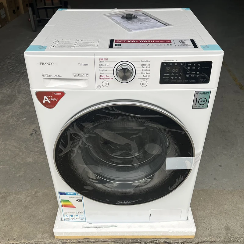 10.5KG Fully Automatic Washing Machine Function Single Tube Front-loaded Portable Large Capacity Wash Clothes Laundry Washer
10.5KG Fully Automatic Washing Machine Function Single Tube Front-loaded Portable Large Capacity Wash Clothes Laundry Washer