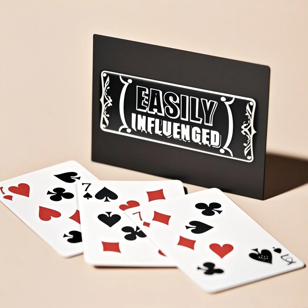 Easily Influenced by DARYL Card Magic Tricks Illusions Gimmicks Professional Magician Close up Magia
Easily Influenced by DARYL Card Magic Tricks Illusions Gimmicks Professional Magician Close up Magia