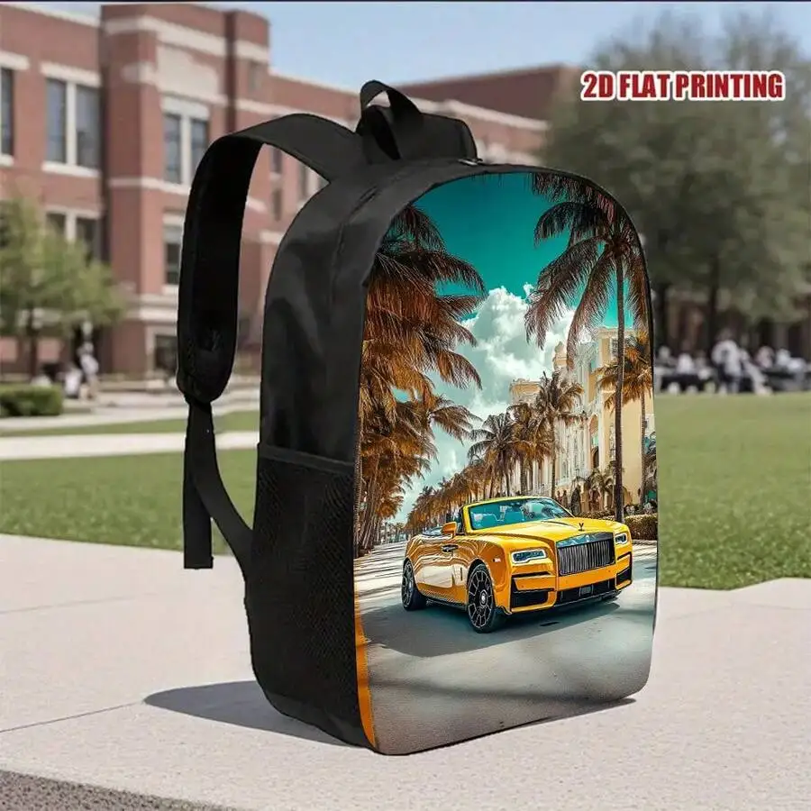 Luxury Sports Car Palm Tree Print Backpack For Adults Lightweight Polyester With Adjustable Straps Zipper Closure
Luxury Sports Car Palm Tree Print Backpack For Adults Lightweight Polyester With Adjustable Straps Zipper Closure
