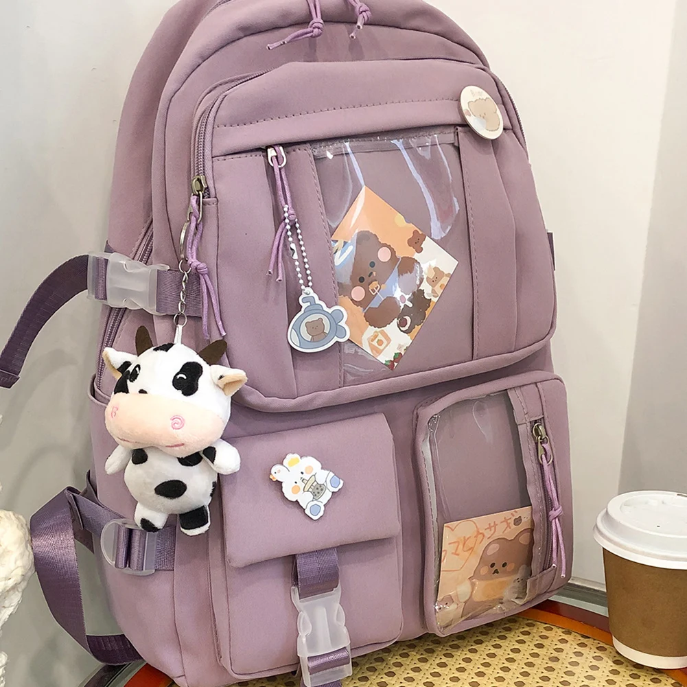 School Backpack Cute Aesthetic Backpack Travel Daypack Teens Bear Book Bags with Handle Student Bookbag for Boys Girls for Gift
School Backpack Cute Aesthetic Backpack Travel Daypack Teens Bear Book Bags with Handle Student Bookbag for Boys Girls for Gift