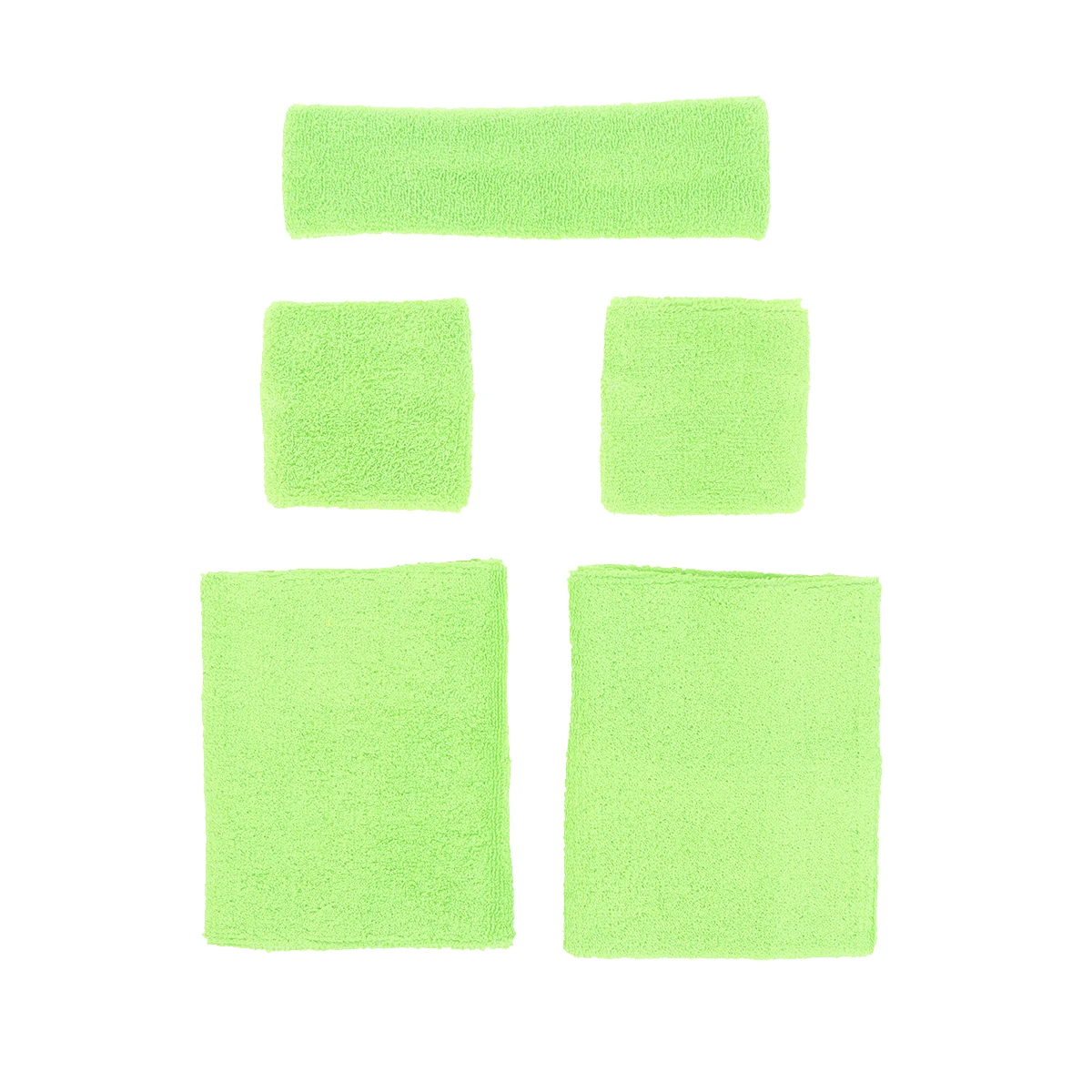 5 PCS Fit Fluorescent Green Headband Wristguard Set Headbands Fitness Wristbands Miss 
5 PCS Fit Fluorescent Green Headband Wristguard Set Headbands Fitness Wristbands Miss