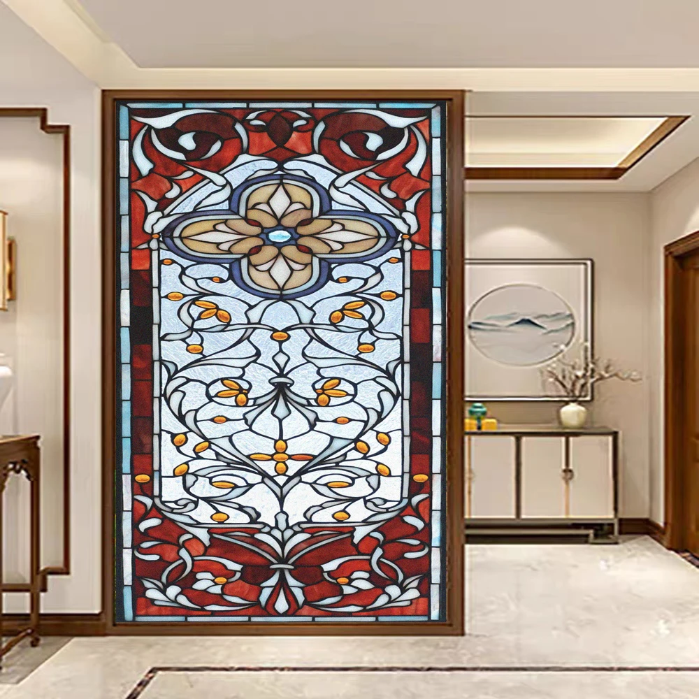 Vintage Flowers Pattern Frosted Glass Home Window privacy Stickers PVC Sun Blocking Glue-Free Static Adhesive Glass Door Film
Vintage Flowers Pattern Frosted Glass Home Window privacy Stickers PVC Sun Blocking Glue-Free Static Adhesive Glass Door Film