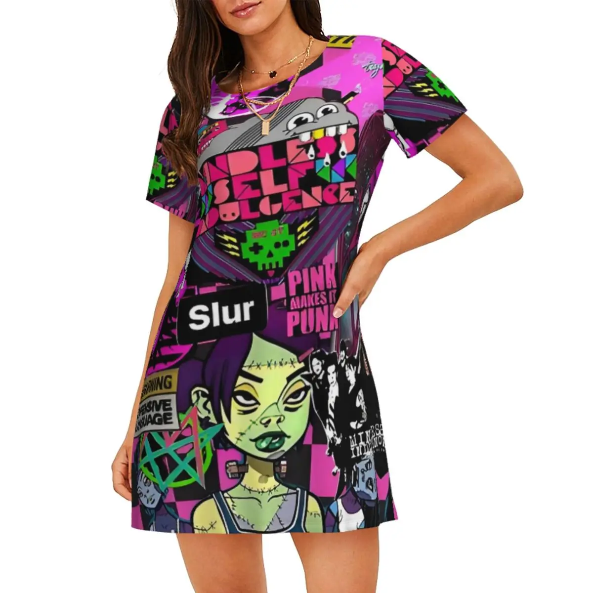 Custom Mindless Pullover Nightgown For Sleeping Travels Loose Sleepdress Pajama Hip Hop Music Dress Soft Nightdress Sleepwear
Custom Mindless Pullover Nightgown For Sleeping Travels Loose Sleepdress Pajama Hip Hop Music Dress Soft Nightdress Sleepwear