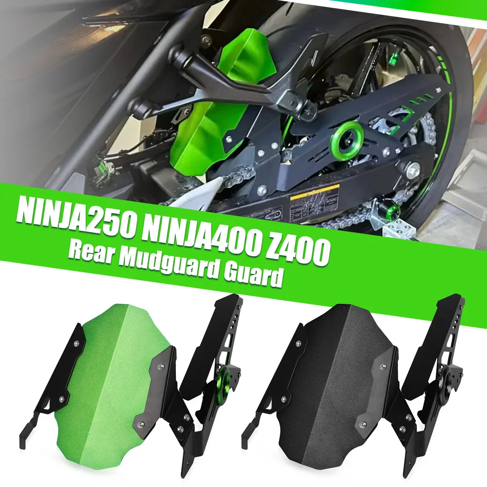 Motorcycle Rear Fender Extender Mudguard Splash Guard Accessories For Ninja250 Ninja400 Ninja-250 Ninja-400 Z400 2018 2019-2022
Motorcycle Rear Fender Extender Mudguard Splash Guard Accessories For Ninja250 Ninja400 Ninja-250 Ninja-400 Z400 2018 2019-2022