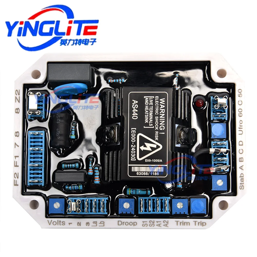 AS440 Brushless Generator Regulator Board AVR Automatic Excitation Regulator AS440
AS440 Brushless Generator Regulator Board AVR Automatic Excitation Regulator AS440