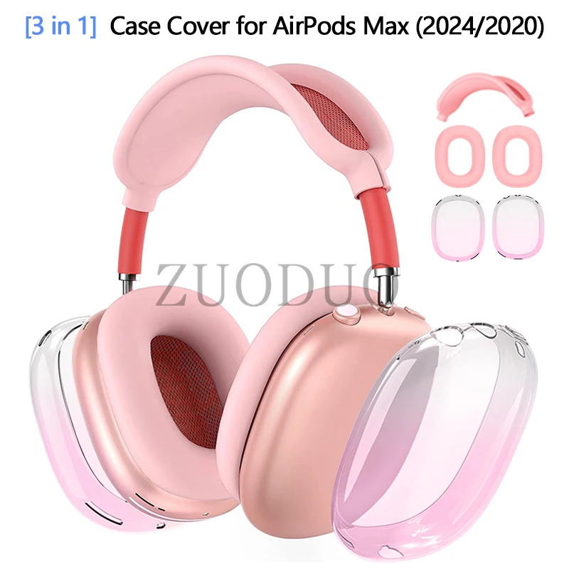 Soft TPU Silicone Protector case Suitable for Airpods Max Headphones Cover Accessories Anti Drop 3 in 1 New gradient color
Soft TPU Silicone Protector case Suitable for Airpods Max Headphones Cover Accessories Anti Drop 3 in 1 New gradient color