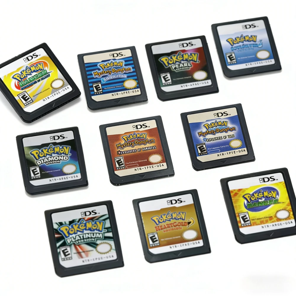 Classic Game Cartridge Platinum Pearl Diamond HeartGold SoulSilver For NDS 3DS 2DS Console
Classic Game Cartridge Platinum Pearl Diamond HeartGold SoulSilver For NDS 3DS 2DS Console
