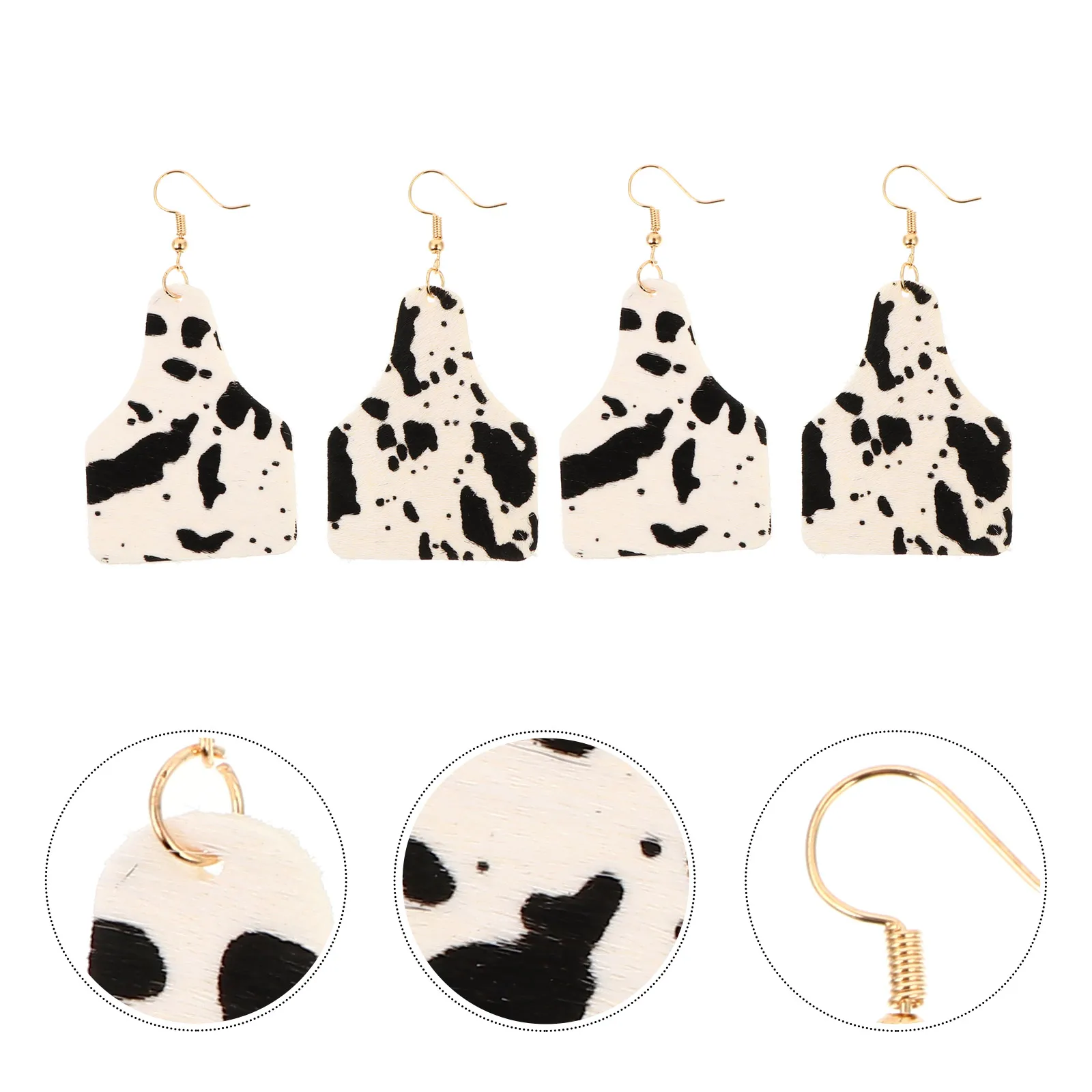 Cow Pattern Earrings 2 Pairs Drop Dangle Ear Accessories Women Lady Printing Skin Colorful Long Lasting Fashion
Cow Pattern Earrings 2 Pairs Drop Dangle Ear Accessories Women Lady Printing Skin Colorful Long Lasting Fashion