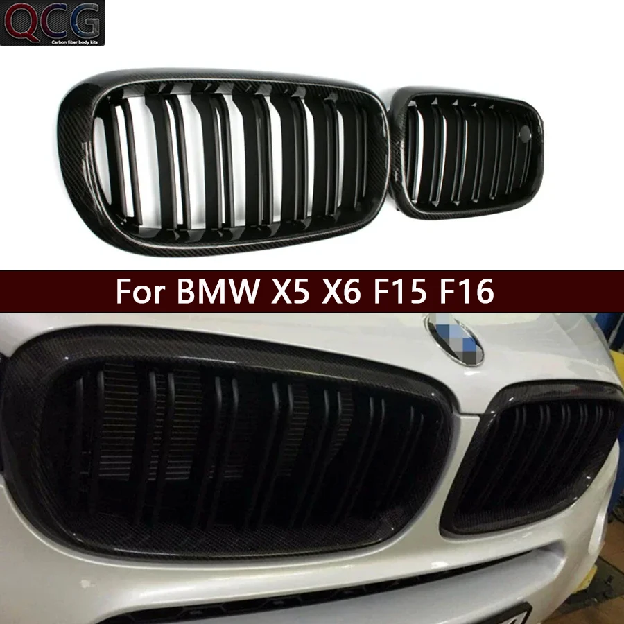 For BMW X5 X6 F15 F16 Kidney Grille Glossy Black ABS M Style Front Bumper Auto Decor Grill Car Accessories body kit
For BMW X5 X6 F15 F16 Kidney Grille Glossy Black ABS M Style Front Bumper Auto Decor Grill Car Accessories body kit