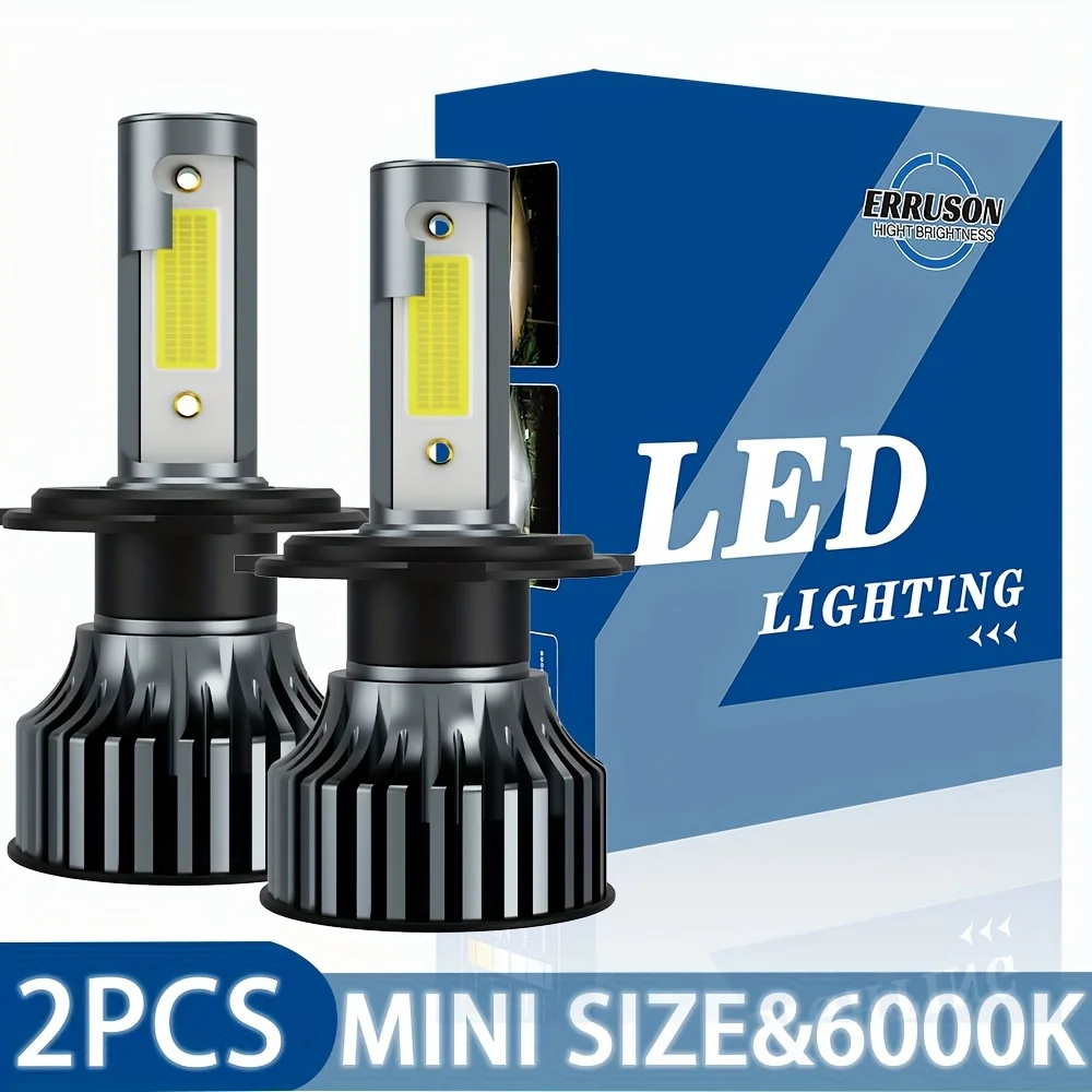 2 шт. светодиодные автомобильные лампы Erruson 20000 лм | Автомобильные лампы H4 H7 H11 H1 9005 HB3 HB4, 12В, 6000К, белый свет, универсальное применение
2 шт. светодиодные автомобильные лампы Erruson 20000 лм | Автомобильные лампы H4 H7 H11 H1 9005 HB3 HB4, 12В, 6000К, белый свет, универсальное применение