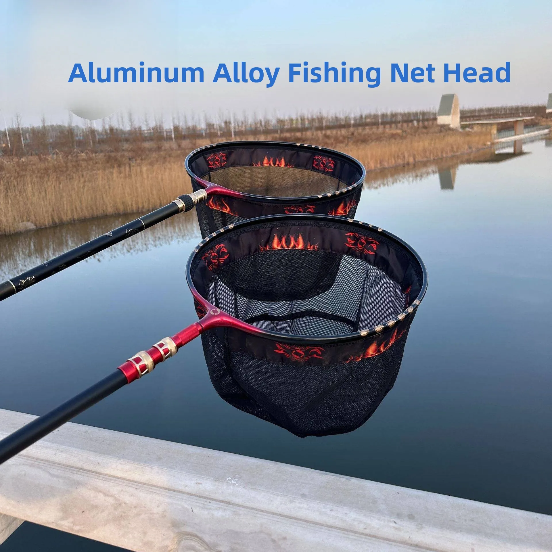Black Pit Net Head Aluminum Alloy Integrated Replaceable Anti-Jump Fishing Gear Product Outdoor Camping Travel Supplies
Black Pit Net Head Aluminum Alloy Integrated Replaceable Anti-Jump Fishing Gear Product Outdoor Camping Travel Supplies