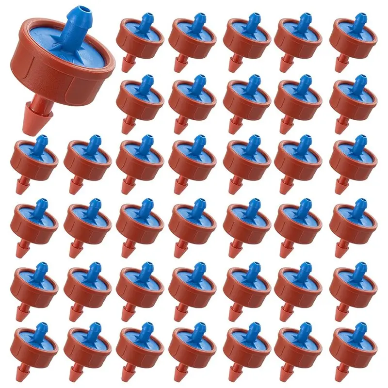 Irrigation Spot Dripper Emitters 0.5 GPH Pressure Compensating 60Pcs Parts For 1/4 Inch Watering Tubing Line Head
Irrigation Spot Dripper Emitters 0.5 GPH Pressure Compensating 60Pcs Parts For 1/4 Inch Watering Tubing Line Head