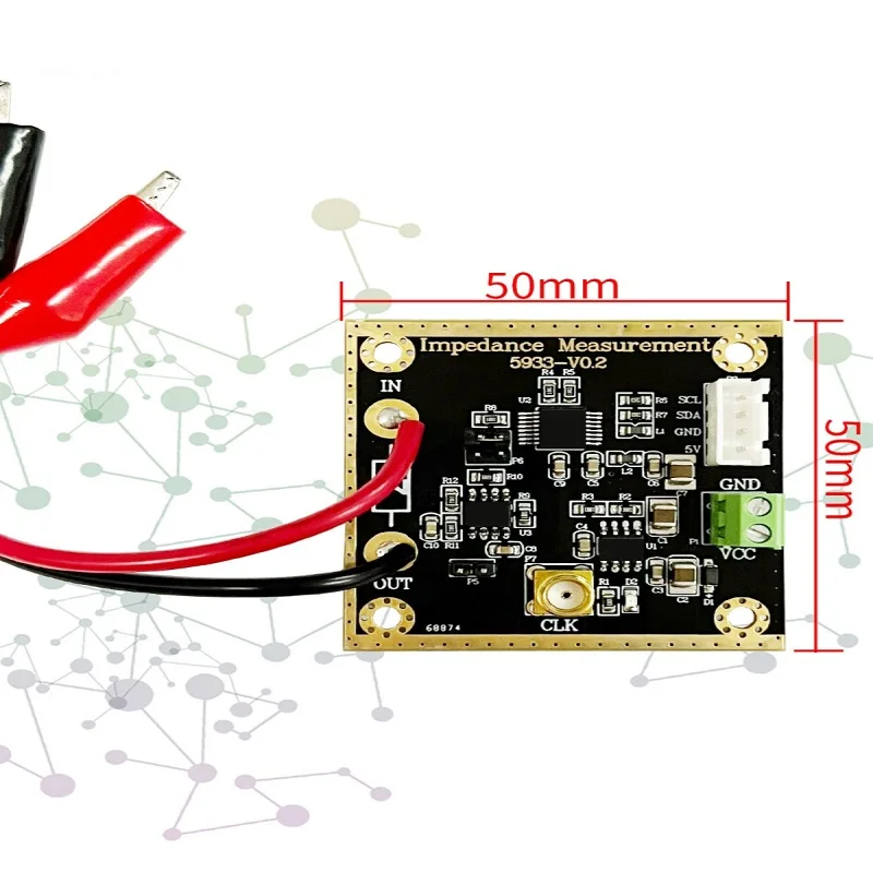 AD5933 Impedance Converter Network Analyser Module AD5933 12bit Resolution Measurement Resistance
AD5933 Impedance Converter Network Analyser Module AD5933 12bit Resolution Measurement Resistance