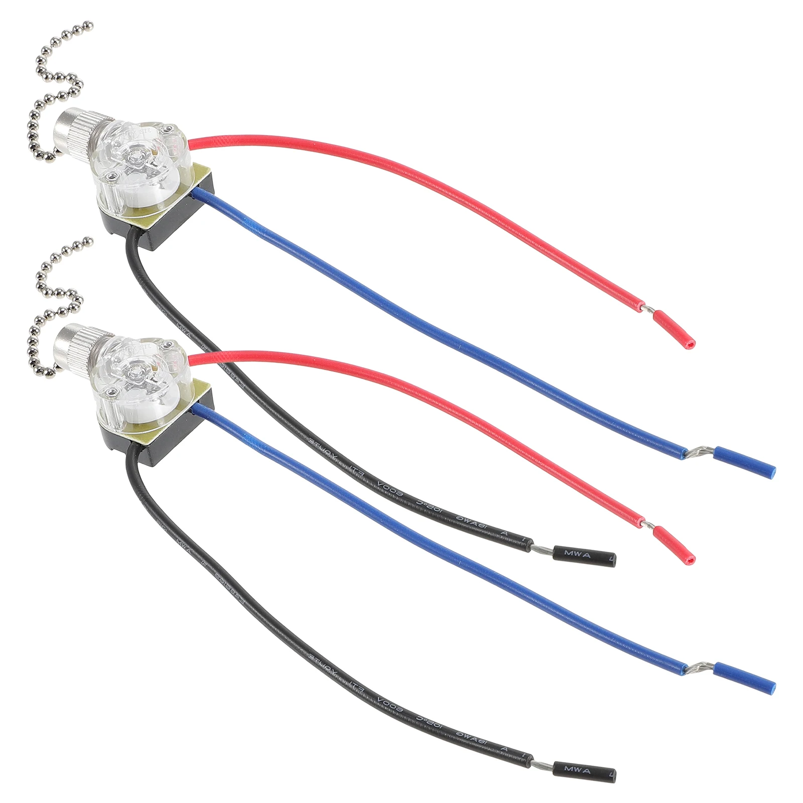 2Pcs Pull Chain Control for Fan - Heavy Duty Reliable Switch Replacement Suitable for Ceiling Fan and 3 Systems
2Pcs Pull Chain Control for Fan - Heavy Duty Reliable Switch Replacement Suitable for Ceiling Fan and 3 Systems