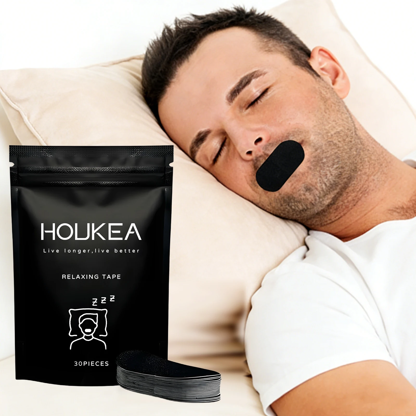 Anti Snoring Mouth Tape Prevent Snore Solution Better Sleep Improve Dry Mouth Open Mouth Breath Correction Breathe Correct Strip
Anti Snoring Mouth Tape Prevent Snore Solution Better Sleep Improve Dry Mouth Open Mouth Breath Correction Breathe Correct Strip