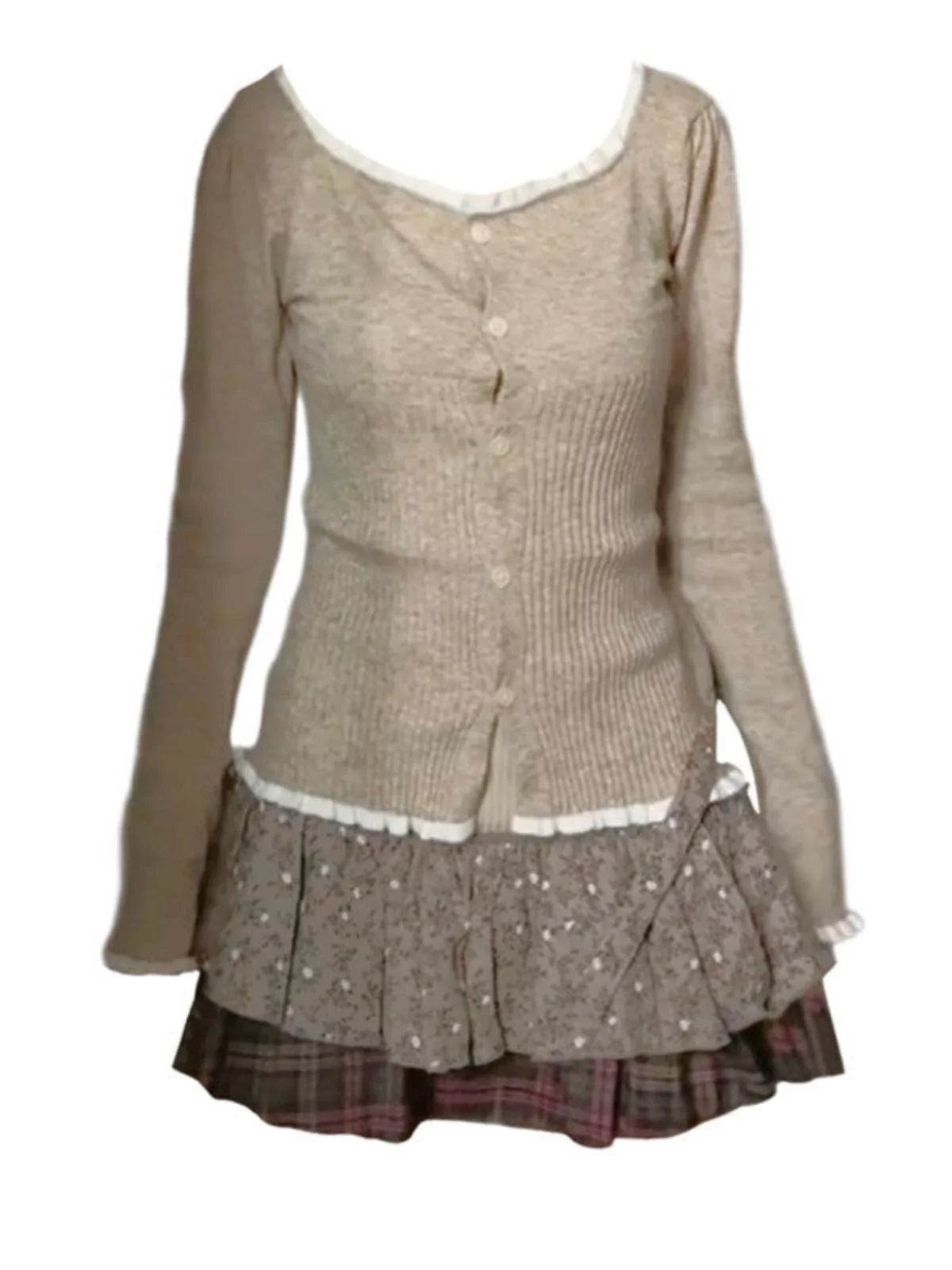 plus Size Knitted Knitwear Vintage Sle f-length Skirt Set for Women Floral Patchwork Open Cardigan Spring Collection
plus Size Knitted Knitwear Vintage Sle f-length Skirt Set for Women Floral Patchwork Open Cardigan Spring Collection