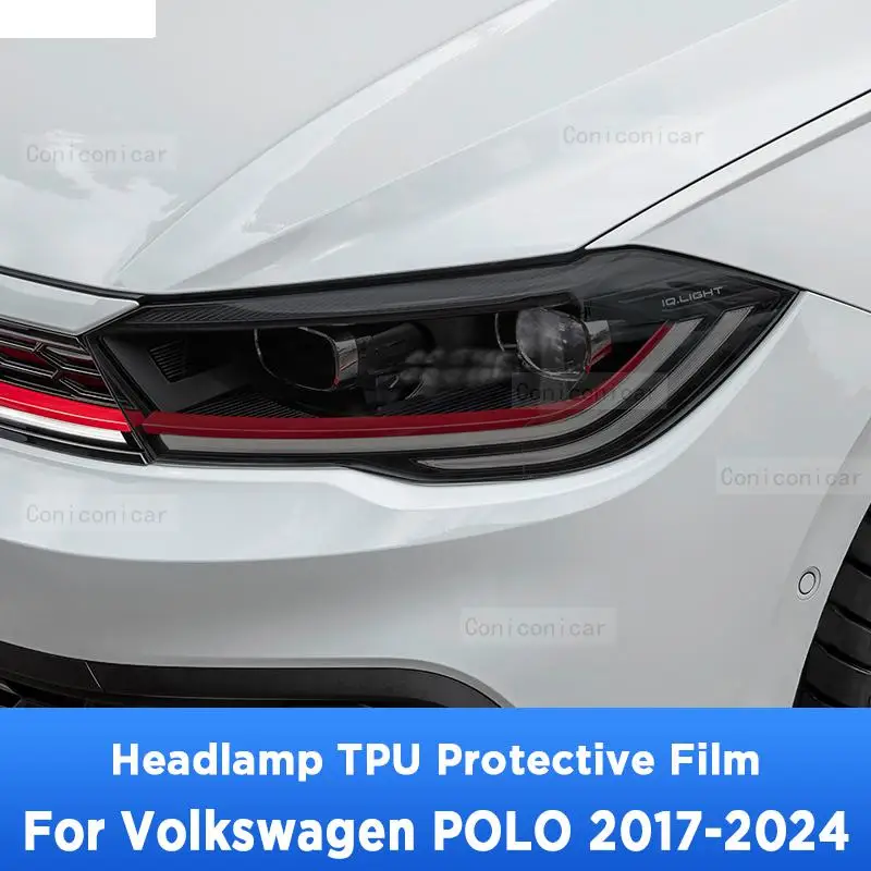 For Volkswagen POLO 2017-2024 Car Exterior Headlight Anti-scratch Front Lamp Tint TPU Protective Film Repair Accessories Sticker
For Volkswagen POLO 2017-2024 Car Exterior Headlight Anti-scratch Front Lamp Tint TPU Protective Film Repair Accessories Sticker