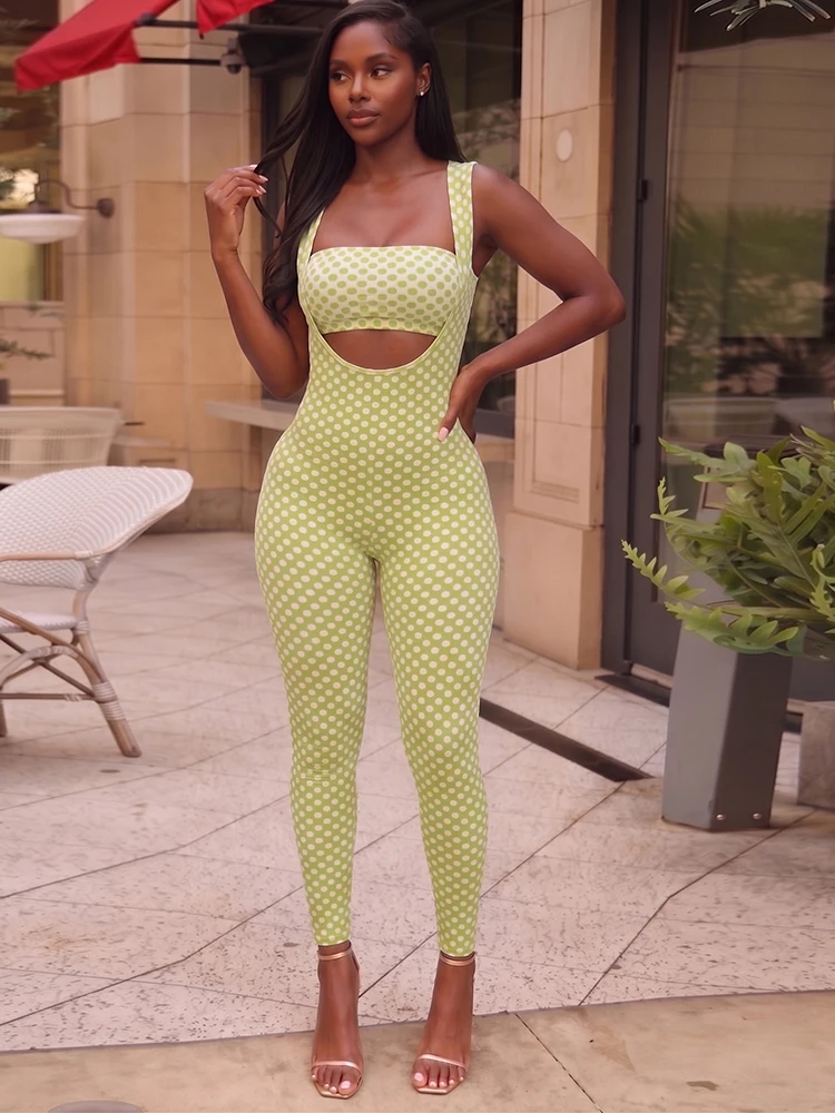 Nibber High Street Polka Dot Print Sexy 2-Piece Set Women Simple Tank Tops+Deep u-Neck Backless Sleeveless Jumpsuit Fashion Suit
Nibber High Street Polka Dot Print Sexy 2-Piece Set Women Simple Tank Tops+Deep u-Neck Backless Sleeveless Jumpsuit Fashion Suit
