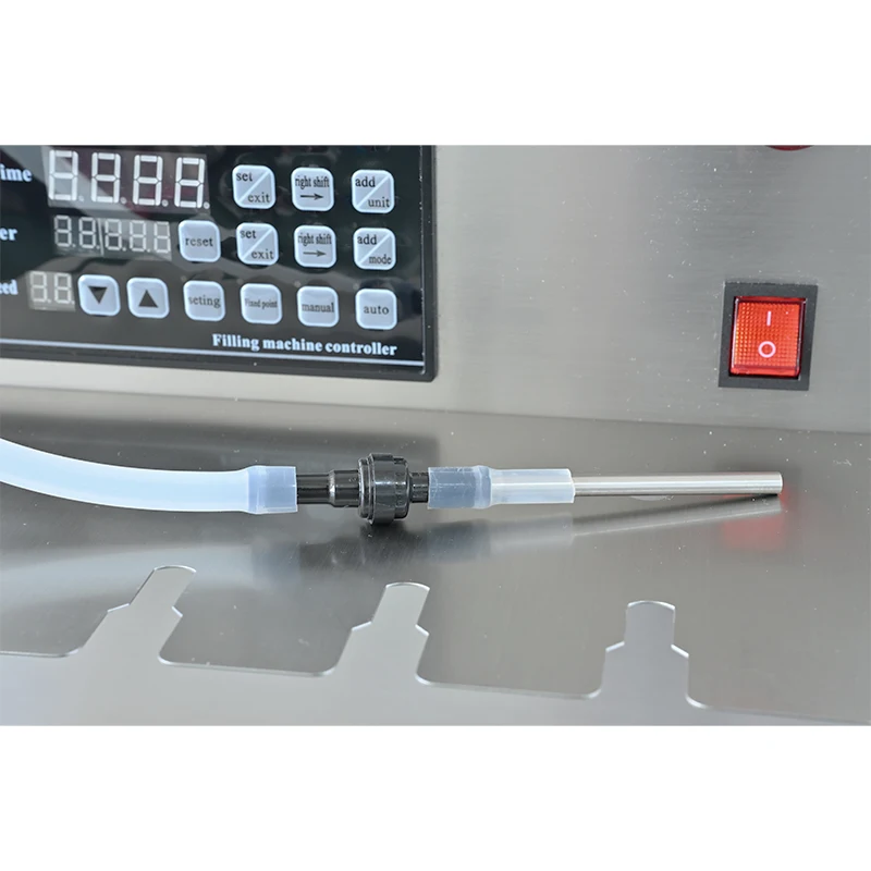 Semi Automatic Spout Pouch Small Liquid Filling Machine with Desktop Stand up Pouch Quantitative Pump
Semi Automatic Spout Pouch Small Liquid Filling Machine with Desktop Stand up Pouch Quantitative Pump