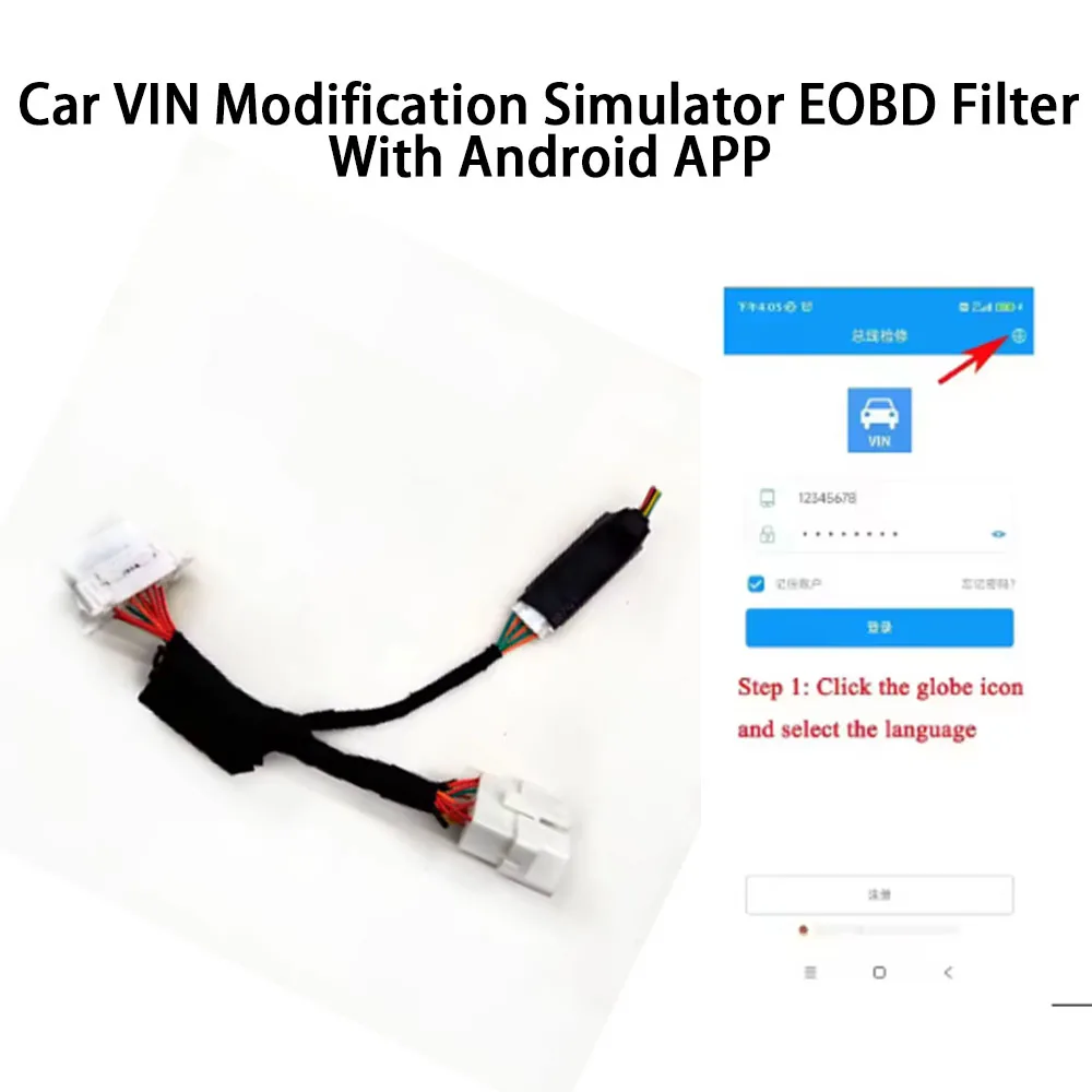 2026 VIN Modification Simulator 17 Car Digit OBD EOBD Simulator Frame Number Work with Android App VIN Modification Simulator
2026 VIN Modification Simulator 17 Car Digit OBD EOBD Simulator Frame Number Work with Android App VIN Modification Simulator