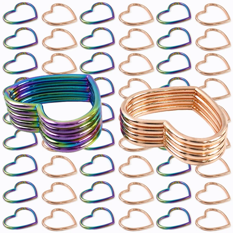 10/20Pcs Heart Metal Ring Buckle Bags Strap Belt Connection Loop Hooks Webbing Coat Chain Clasp Sewing DIY Hardware Accessories
10/20Pcs Heart Metal Ring Buckle Bags Strap Belt Connection Loop Hooks Webbing Coat Chain Clasp Sewing DIY Hardware Accessories