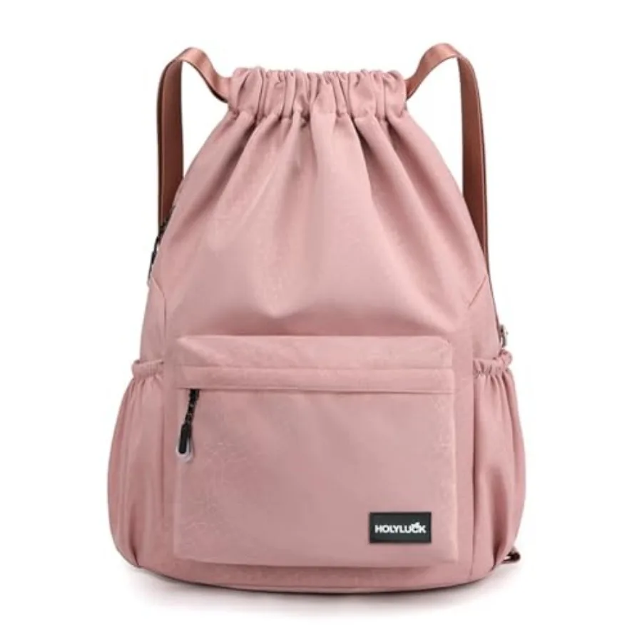 Drawstring Backpack Sports Gym Bag Water Resistant String Bag Cinch Sackpack with Side Zipper Pocket for Shopping Sport Yoga
Drawstring Backpack Sports Gym Bag Water Resistant String Bag Cinch Sackpack with Side Zipper Pocket for Shopping Sport Yoga