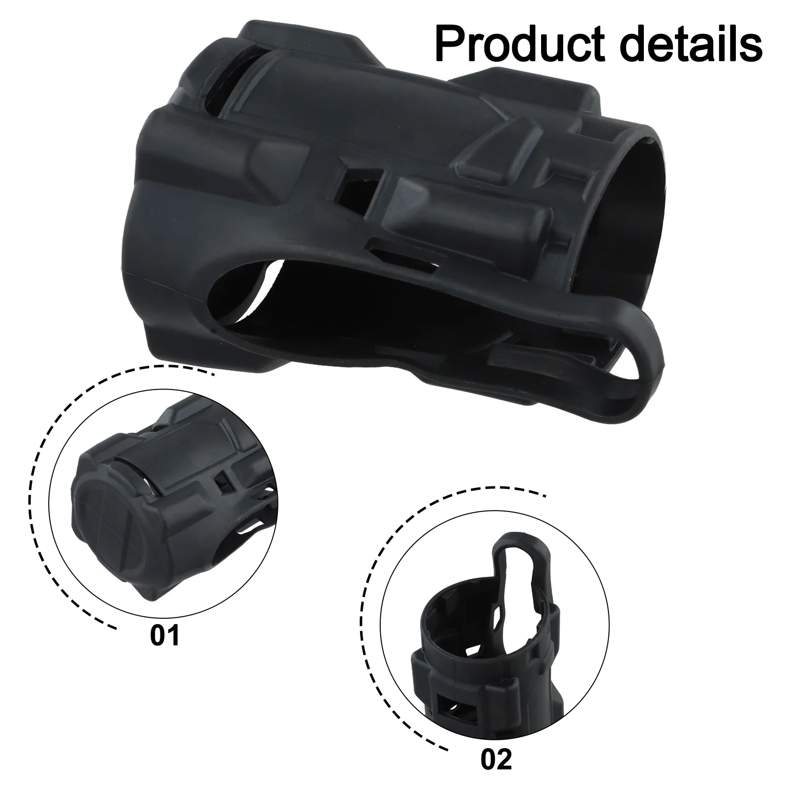 Wrench Boot Rubber Protective Boot Black1 as Picture Flexible Material 18V Compatibility Black Color Corrosive Resistant
Wrench Boot Rubber Protective Boot Black1 as Picture Flexible Material 18V Compatibility Black Color Corrosive Resistant