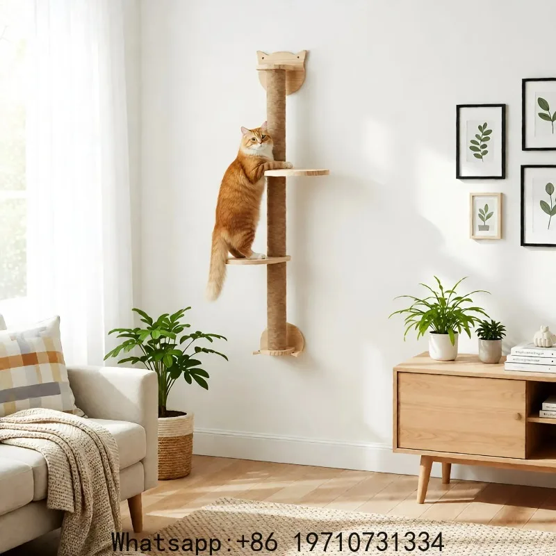 Cat Scratching Posts with 2 Perches Platforms Wall Mounted Climbing Shelves Sisal Scratcher For Cats Tree Tower Pet Accessories
Cat Scratching Posts with 2 Perches Platforms Wall Mounted Climbing Shelves Sisal Scratcher For Cats Tree Tower Pet Accessories