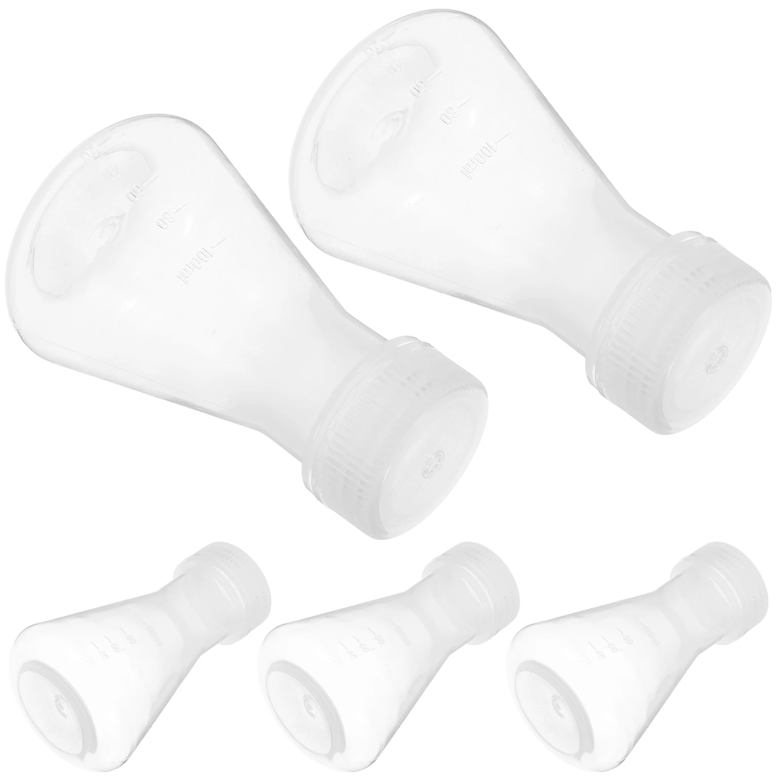 5pcs Conical Flask Set Plastic Container Erlenmeyer Chemistry Experiment Flat Bottom High Temp Resistant Lid
5pcs Conical Flask Set Plastic Container Erlenmeyer Chemistry Experiment Flat Bottom High Temp Resistant Lid