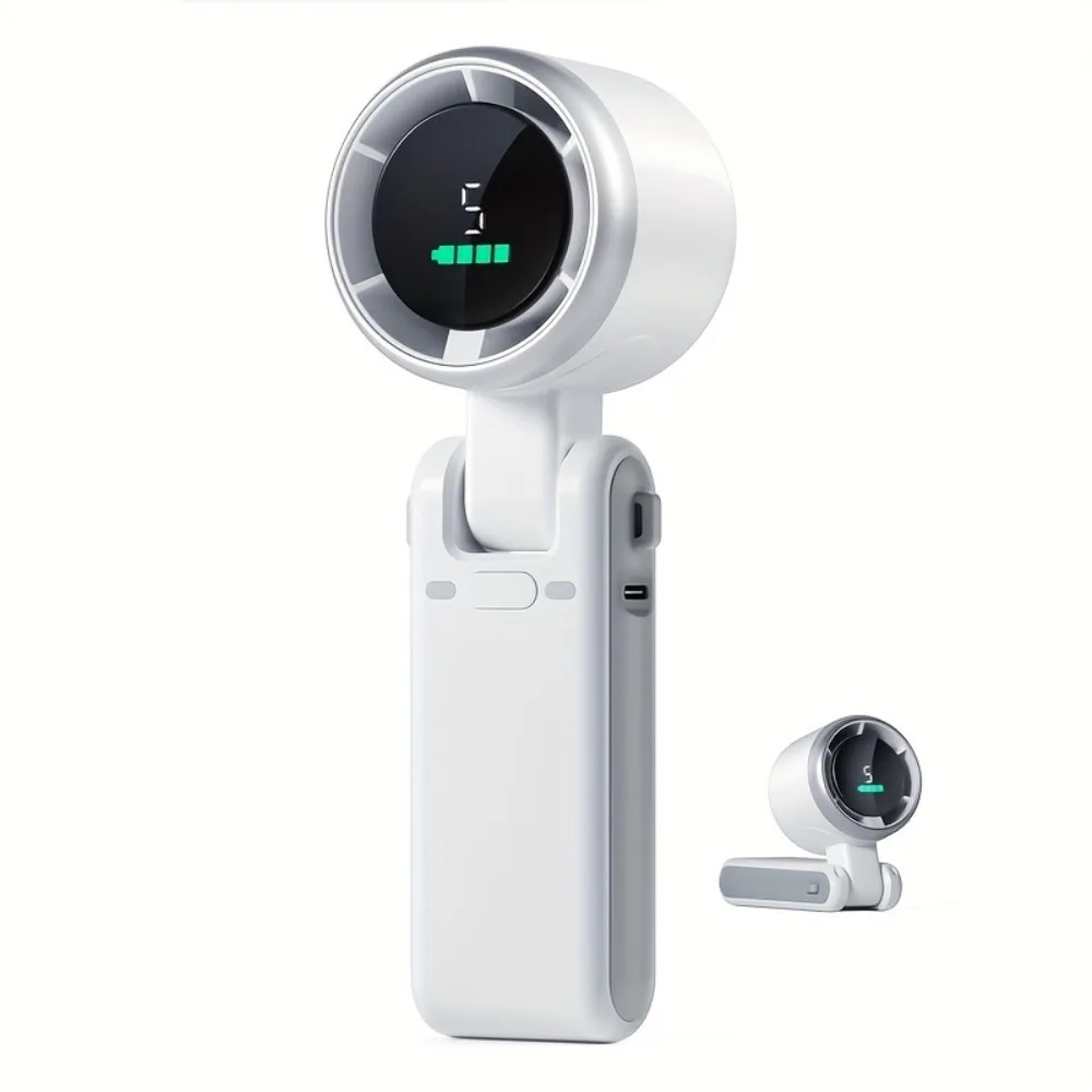 Portable Outdoor Handheld Mini Fan, Turbo High-Speed Cooling with 5 Wind Speeds,Desktop &Neck Hanging Rechargeable Strong Fan
Portable Outdoor Handheld Mini Fan, Turbo High-Speed Cooling with 5 Wind Speeds,Desktop &Neck Hanging Rechargeable Strong Fan