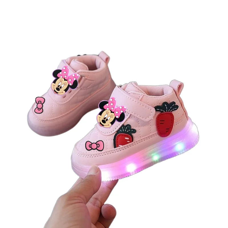 Disney Children High Top Board Shoes Autumn Winter Light Non-slip Soft Bottom Berry mickey mouse Casual Shoes Baby Toddler Shoes
Disney Children High Top Board Shoes Autumn Winter Light Non-slip Soft Bottom Berry mickey mouse Casual Shoes Baby Toddler Shoes