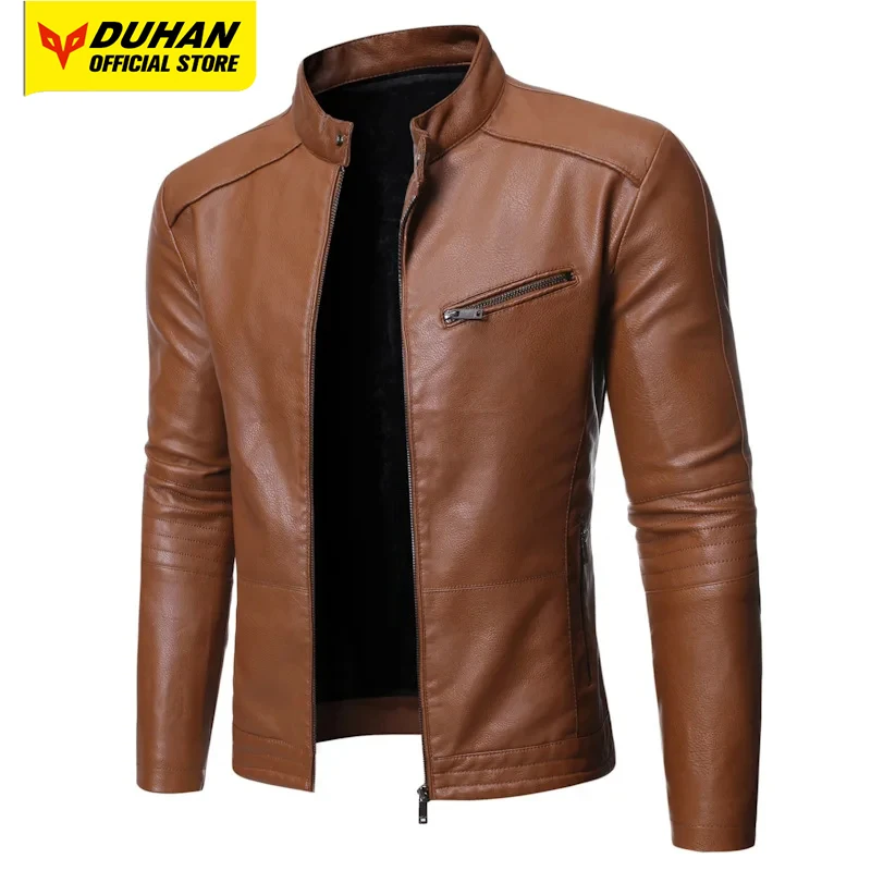 PU Leather Motorcycle Jacket Retro Motorbike Riding Jacket Men Personality Windproof Clothes Four Seasons Casual Moto Jacket
PU Leather Motorcycle Jacket Retro Motorbike Riding Jacket Men Personality Windproof Clothes Four Seasons Casual Moto Jacket