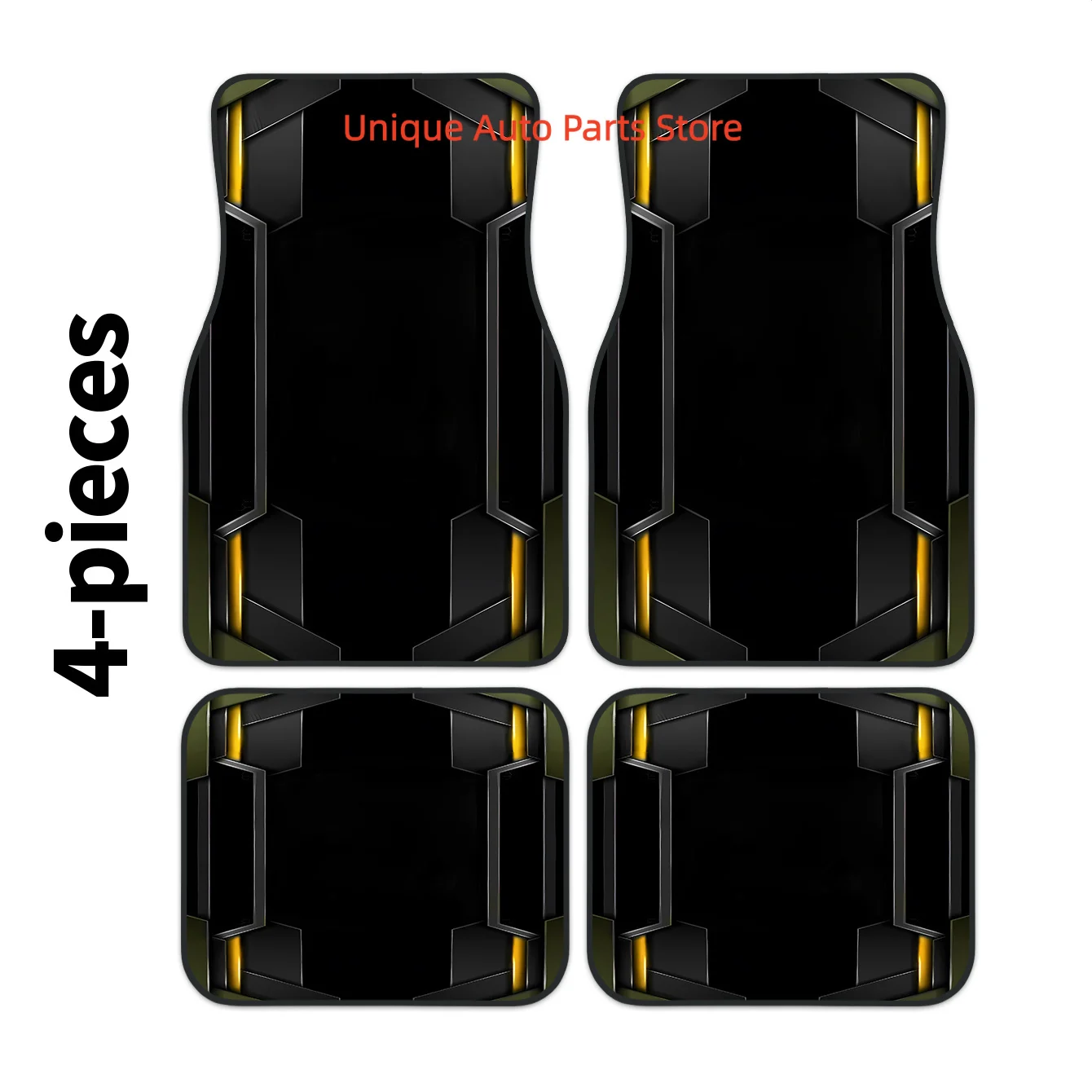 2D 4pcs Set Tech Metal Frame Printed Car Floor Mats, Front and Rear Carpets, Automotive Interior Accessory Floor Mats, Suitable
2D 4pcs Set Tech Metal Frame Printed Car Floor Mats, Front and Rear Carpets, Automotive Interior Accessory Floor Mats, Suitable