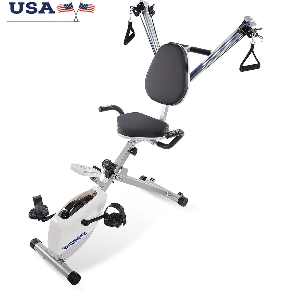 Foldable Exercise Bike with Smart App Compact Stationary Pedal Exerciser Adjustable Resistance Quiet Indoor Home Fitness
Foldable Exercise Bike with Smart App Compact Stationary Pedal Exerciser Adjustable Resistance Quiet Indoor Home Fitness