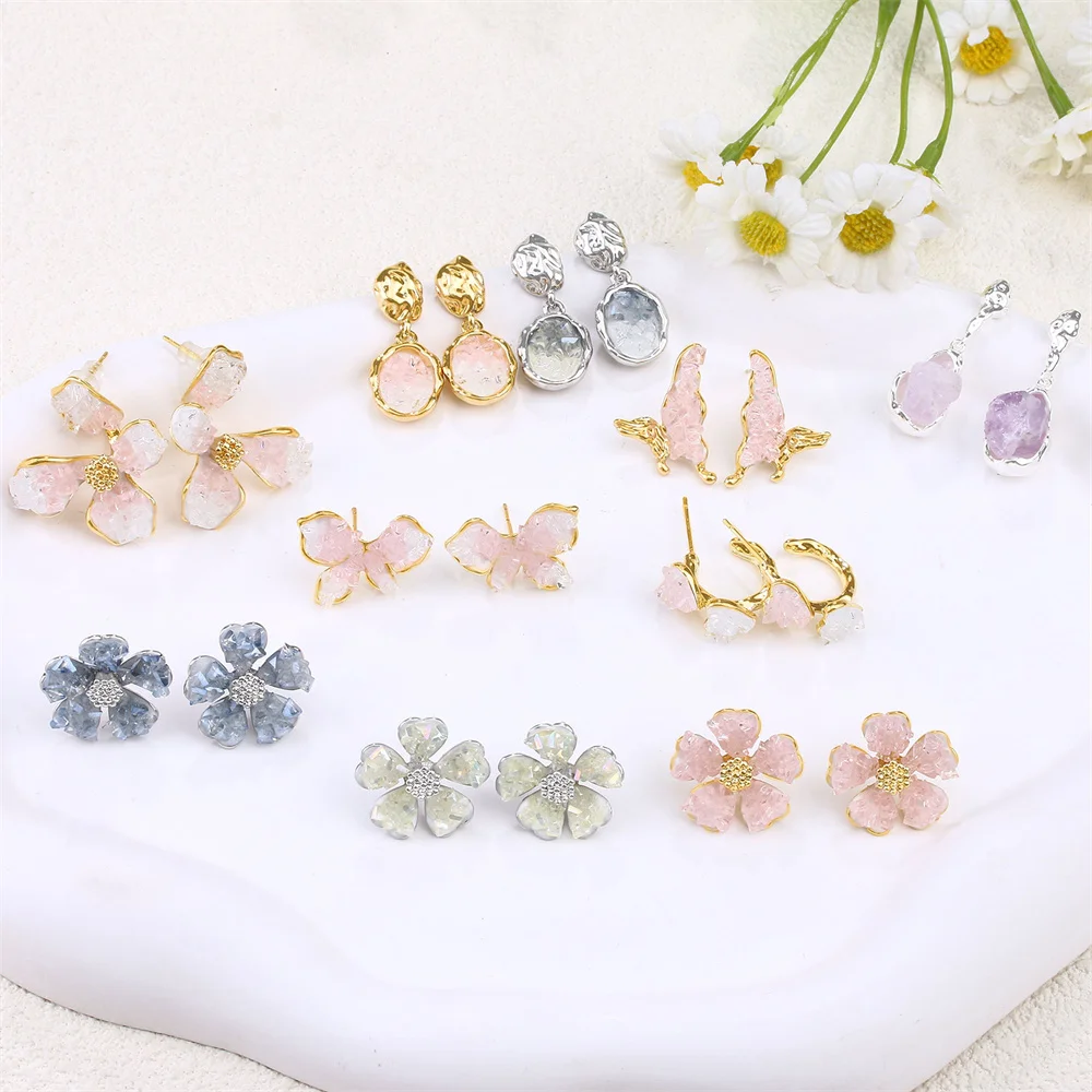 Diy Cute New In Luxury Brands Stainless Steel Stud Earring Crystal Piercing Jewelry Charm Women'S Earrings 2024 Trend Wholesale
Diy Cute New In Luxury Brands Stainless Steel Stud Earring Crystal Piercing Jewelry Charm Women'S Earrings 2024 Trend Wholesale