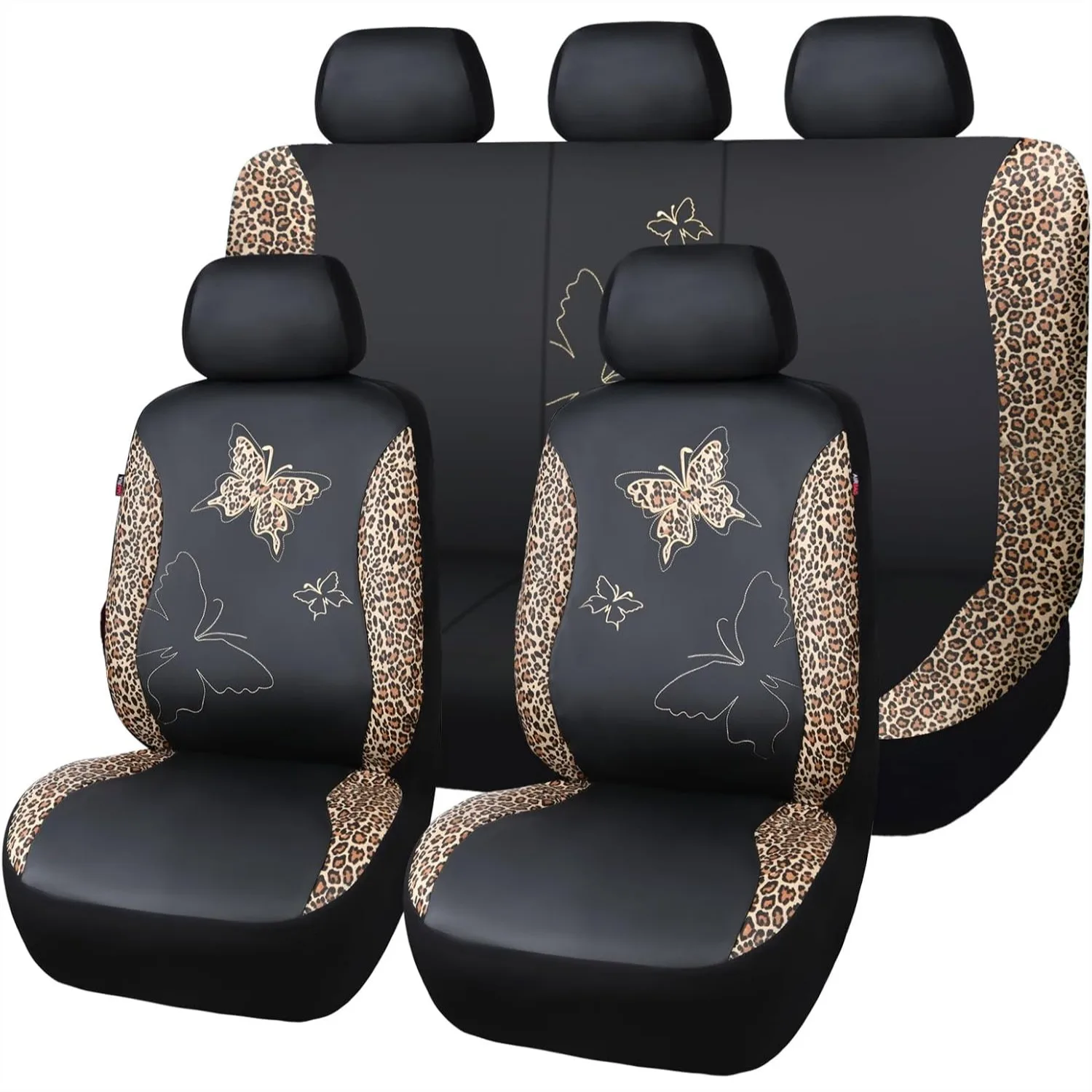 Flying Banner Butterfly Car Seat Covers Full Set Universal Lady Woman Female Rear Bench Split Colorized Faux Leather Leopard
Flying Banner Butterfly Car Seat Covers Full Set Universal Lady Woman Female Rear Bench Split Colorized Faux Leather Leopard