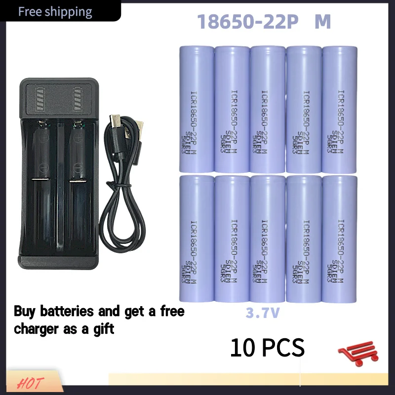 100% Original for ICR18650-22Pbattery 3500mAh 25A Discharge Li-ion 3.7v Rechargable Battery
100% Original for ICR18650-22Pbattery 3500mAh 25A Discharge Li-ion 3.7v Rechargable Battery