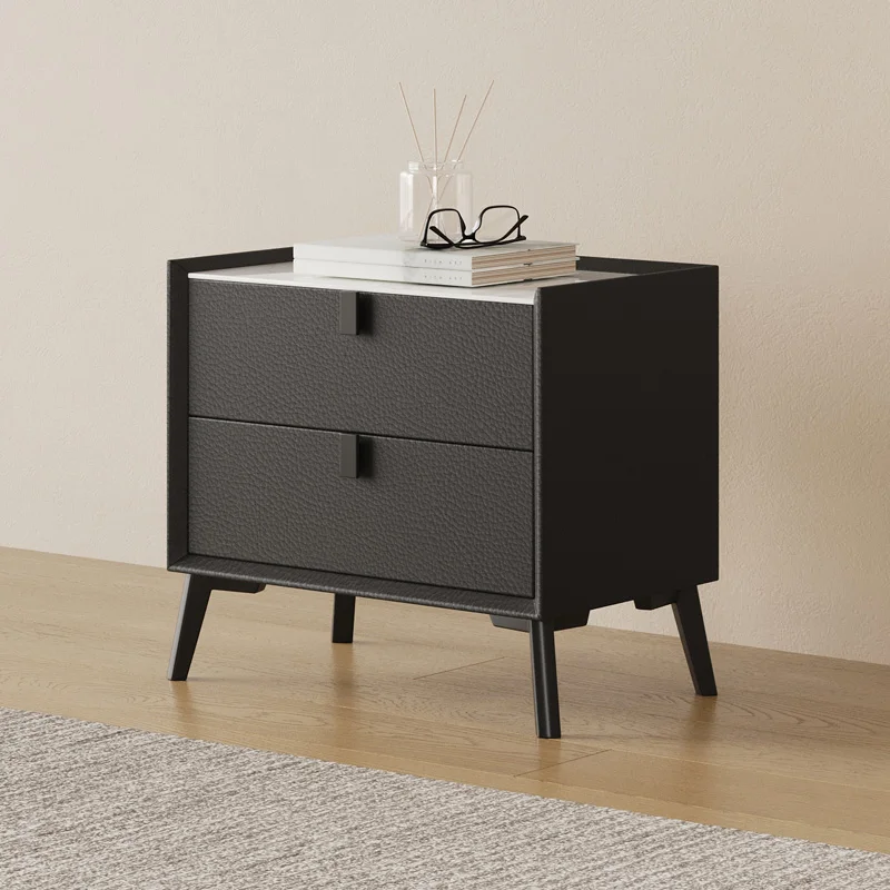 Italian light luxury rock slab bedside table, modern simple bedroom bedside locker
Italian light luxury rock slab bedside table, modern simple bedroom bedside locker