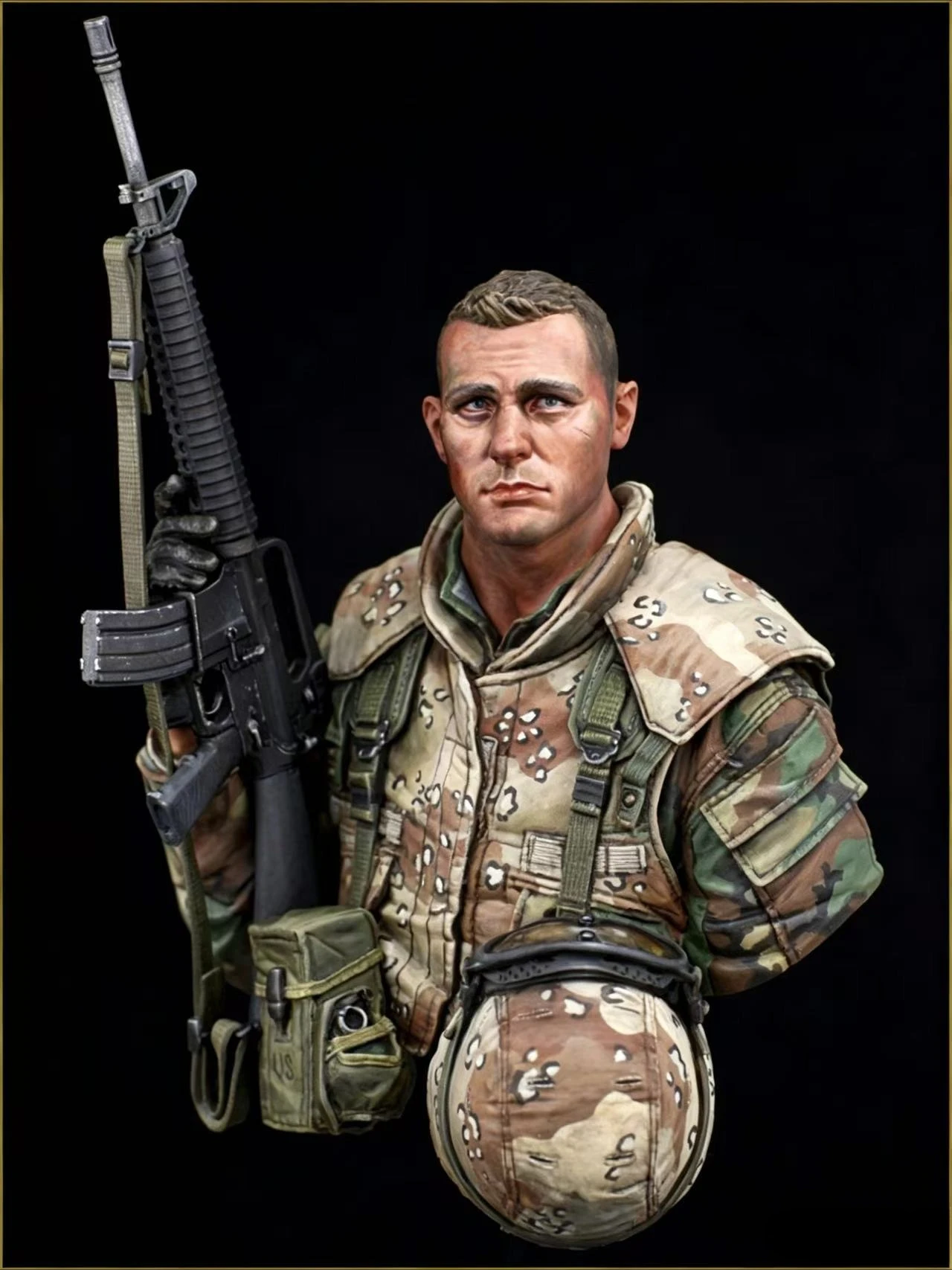 1/10 Scale Resin Bust Assembled Model Kit US Marine Military Hobby Miniature Sculpture Unassembled and Unpainted
1/10 Scale Resin Bust Assembled Model Kit US Marine Military Hobby Miniature Sculpture Unassembled and Unpainted
