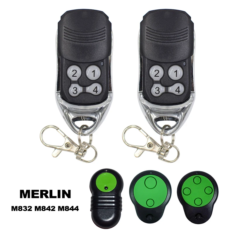 2 шт. для Merlin M832 M842 M844 230T 430R Prolift гаражные ворота с дистанционным управлением 433 МГц с подвижным кодом электрический механизм открывания дверей
2 шт. для Merlin M832 M842 M844 230T 430R Prolift гаражные ворота с дистанционным управлением 433 МГц с подвижным кодом электрический механизм открывания дверей