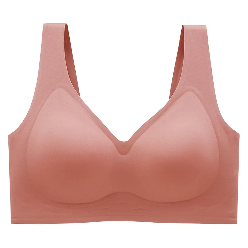 Trendy Seamless Plus Size Bra Comfortable Anti-Sagging Wireless Bra for Large Chest Thin Supportive Women's Underwear Wholesale
Trendy Seamless Plus Size Bra Comfortable Anti-Sagging Wireless Bra for Large Chest Thin Supportive Women's Underwear Wholesale