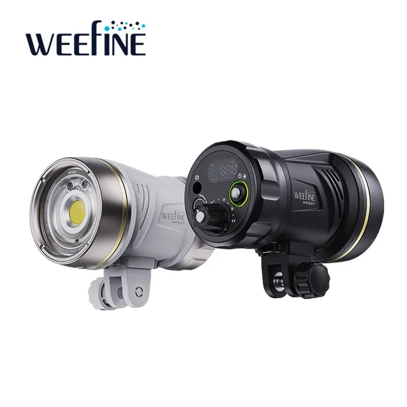 WEEFINE WFS07 Mini Ring Strobe & 3000-Lumen Video Light In One Waterproof Flash Underwater Photography Video Lamp for Scuba Dive
WEEFINE WFS07 Mini Ring Strobe & 3000-Lumen Video Light In One Waterproof Flash Underwater Photography Video Lamp for Scuba Dive