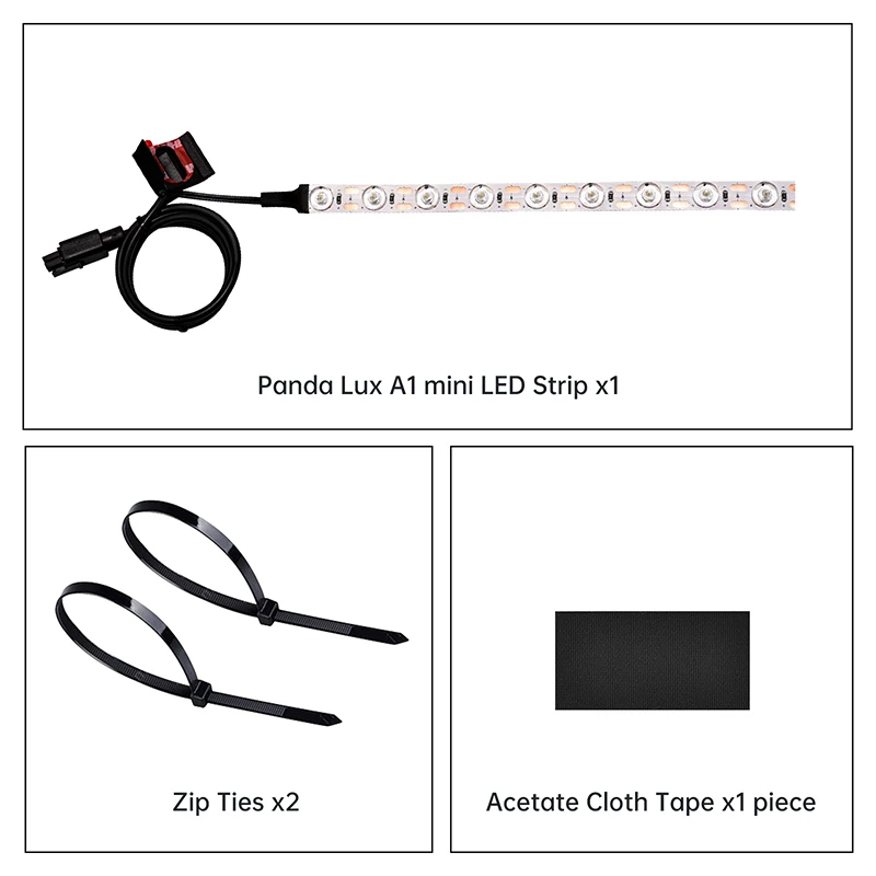 Magnetic Upgrade Kit for Bambu Lab P1 X1 3D Printer - BIGTREETECH Panda Lux LED Light Bar High Brightness Lamp Accessories
Magnetic Upgrade Kit for Bambu Lab P1 X1 3D Printer - BIGTREETECH Panda Lux LED Light Bar High Brightness Lamp Accessories