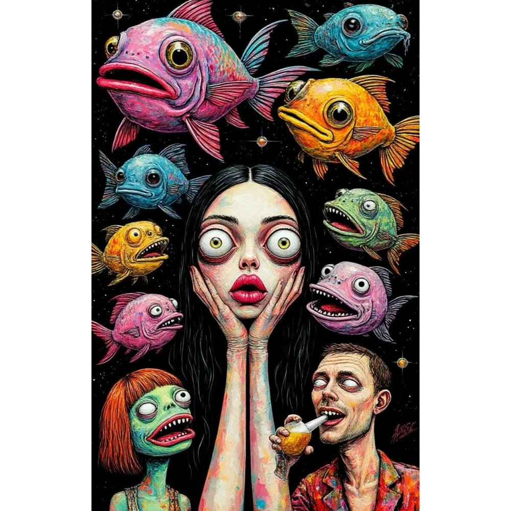 500/1000/1200/2000 PCS Jigsaw Puzzles Scary Zombies and Fish Family Activity Relaxing Games for Living Room Home Decor Gift
500/1000/1200/2000 PCS Jigsaw Puzzles Scary Zombies and Fish Family Activity Relaxing Games for Living Room Home Decor Gift